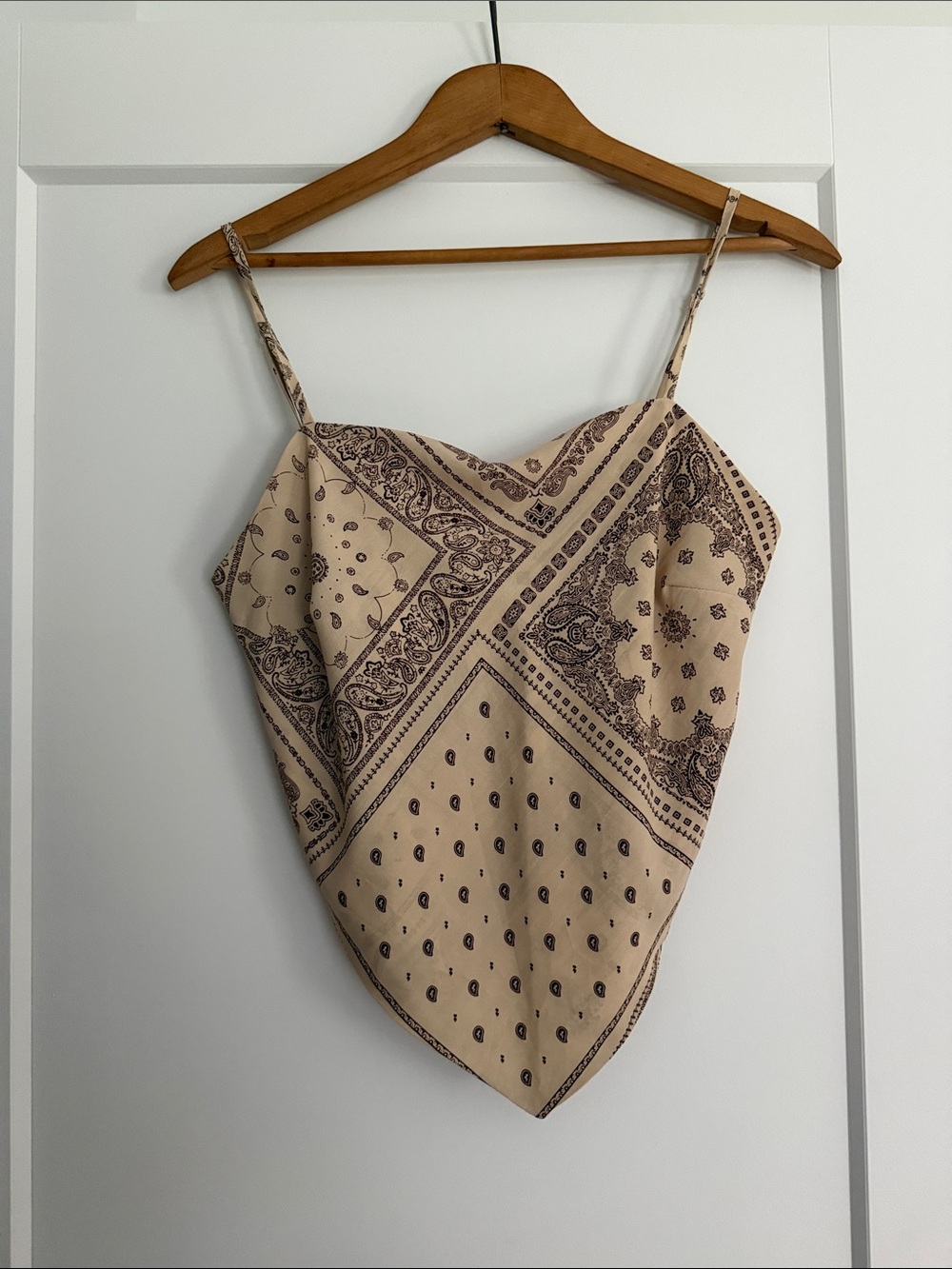 French Kiss Bandana Tank, Size Large